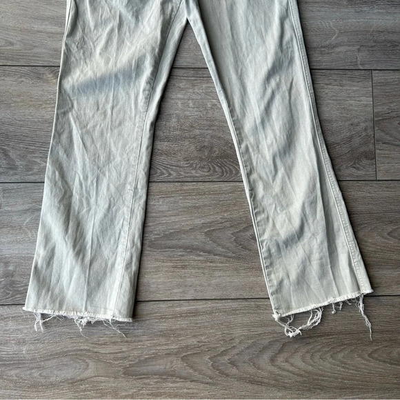 Joe’s High Rise Raw Hem Cropped Jeans  in Grey - Picture 3 of 12